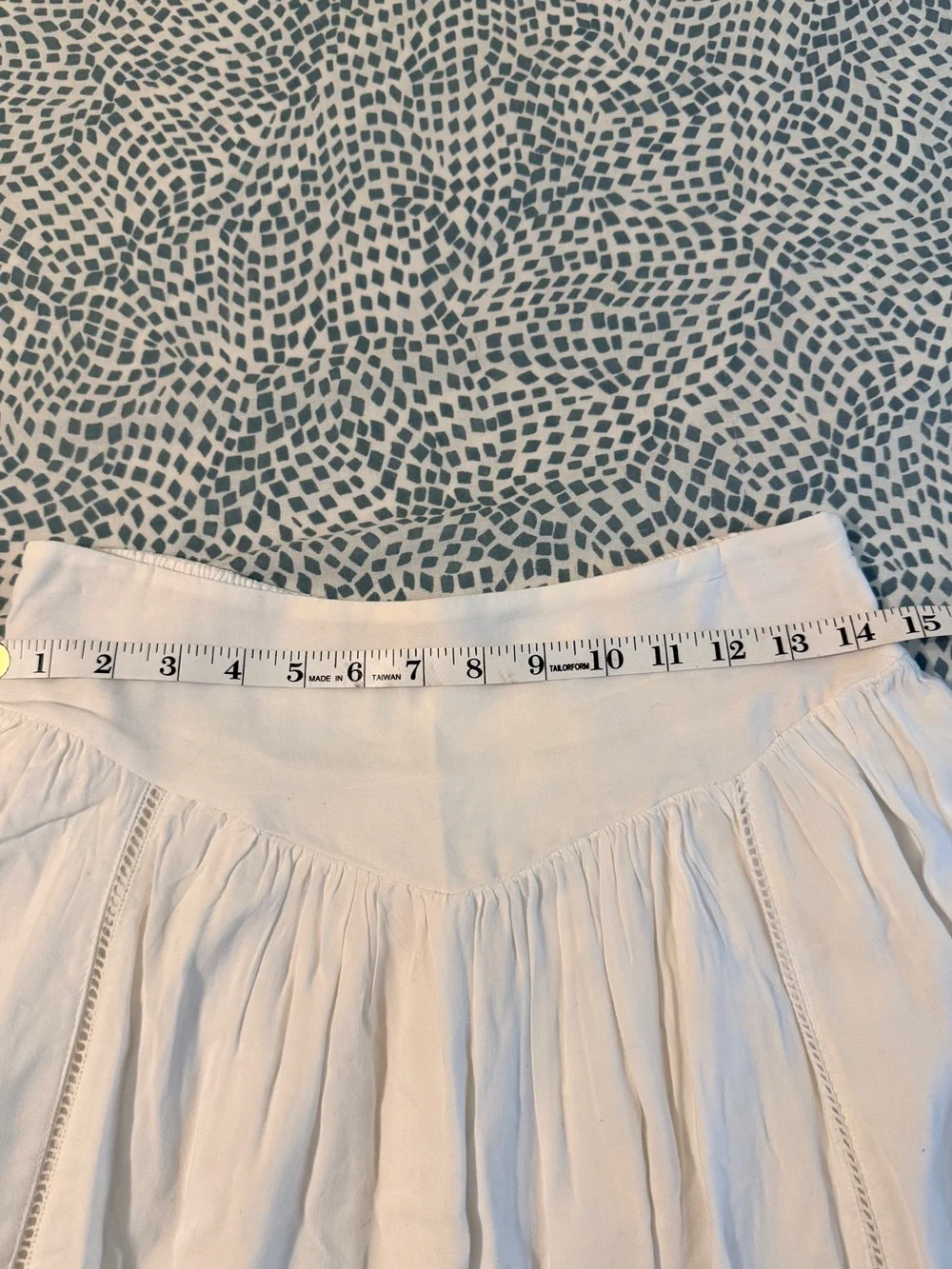 American Eagle | White Boho Tiered Maxi Skirt - Picture 7 of 10